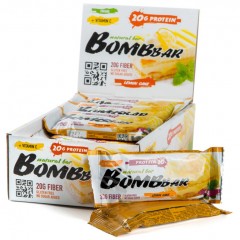 Отзывы BomBBar протеиновый батончик (лимонный пирог) - набор 20 шт по 60 грамм