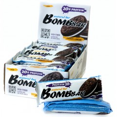 Отзывы BomBBar протеиновый батончик (печенье-крем) - набор 20 шт по 60 грамм