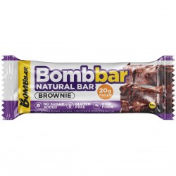BomBBar протеиновый батончик Natural Bar - 60 грамм брауни
