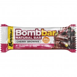BomBBar протеиновый батончик Natural Bar - 60 грамм вишневый брауни