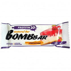 BomBBar протеиновый батончик - 60 грамм малиновый чизкейк