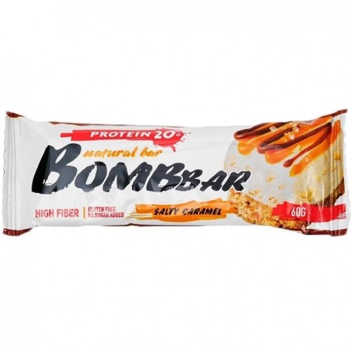 BomBBar протеиновый батончик - 60 грамм соленая карамель