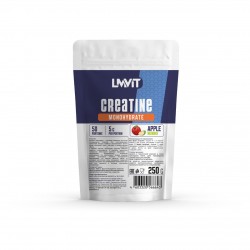 LMViT Креатин моногидрат Creatine Monohydrate - 250 грамм (Со вкусом) яблоко