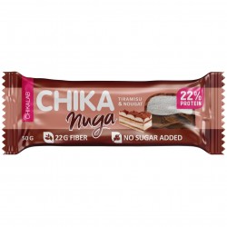 Chikalab батончик с нугой Chika Nuga - 50 грамм нуга с тирамису