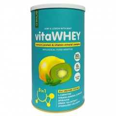 Витаминно-минеральный коктейль Chikalab VitaWhey (киви-лимон-мята) - 462 грамма