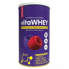 Отзывы Витаминно-минеральный коктейль Chikalab VitaWhey (малина-ежевика) - 462 грамма