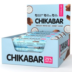 Chikalab Батончик глазированный с начинкой - набор 20х60 г (кокос)