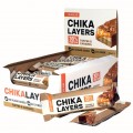 Chikalab протеиновый батончик Chika Layers - набор 20 шт по 60 грамм (арахис и карамель)