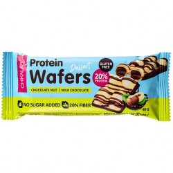 Chikalab Батончик вафельный Protein Wafers - 40 грамм шоколадно-ореховый десерт
