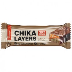 Chikalab протеиновый батончик Chika Layers - 60 грамм соленая карамель и арахис