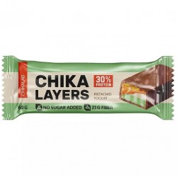 Chikalab протеиновый батончик Chika Layers - 60 грамм фисташковый йогурт
