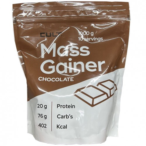 Гейнер Cult 100% Pure Mass Gainer - 1000 грамм шоколад