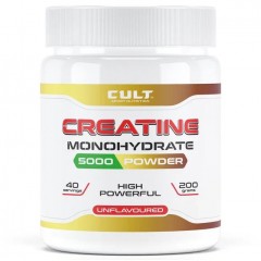 Отзывы Креатин моногидрат Cult Creatine Monohydrate 5000 Powder - 200 грамм