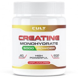 Cult Креатин Creatine Monohydrate 5000 Powder - 200 грамм