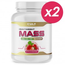 Cult 100% Pure Mass Gainer (клубника) - 6000 грамм (2 шт по 3 кг)