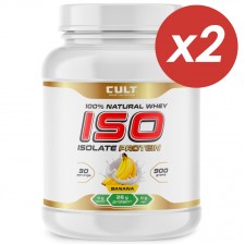 Cult ISOlate Protein (банан) - 1800 грамм (2 шт по 900 г)