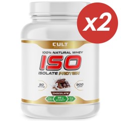 Изолят Cult ISOlate Protein (шоколад) - 1800 грамм (2 шт по 900 г)