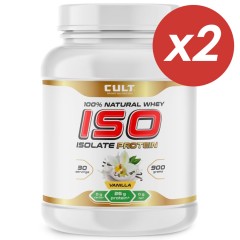 Изолят Cult ISOlate Protein (ваниль) - 1800 грамм (2 шт по 900 г)