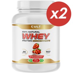 Отзывы Cult 100% Whey Protein 75 (клубника) - 1800 грамм (2 шт по 900 г)
