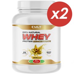Отзывы Cult 100% Whey Protein 75 (ваниль) - 1800 грамм (2 шт по 900 г)