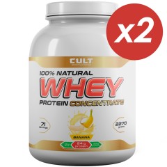 Отзывы Cult Whey Protein Concentrate 75 (банан) - 4540 грамм (2 шт по 2270 г)