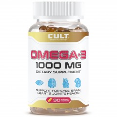 Отзывы Жирные кислоты Омега-3 Cult Omega-3 1000 mg - 90 гел.капсул