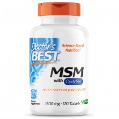 Отзывы Метилсульфонилметан Doctor's Best MSM 1500 mg - 120 таблеток