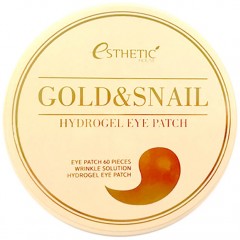 Esthetic House патчи для глаз гидрогель золото/улитка Gold & Snail Hydrogel Eye Patch - 60 шт.