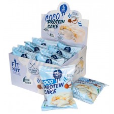 FIT KIT Coco Protein Cake (кокос-фундук) - набор 8 шт 90 грамм