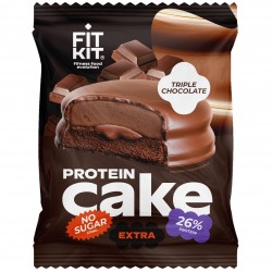 FIT KIT Extra Protein Cake - 50 грамм тройной шоколад