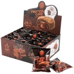 FIT KIT Extra Protein Cake (тройной шоколад) - 24х70 г