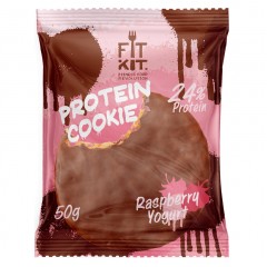 Отзывы Печенье высокобелковое глазированное FIT KIT Protein Chocolate Cookie - 50 грамм