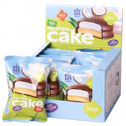FIT KIT Protein Cake - 10х50 грамм (тропический кокос)