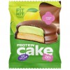 Печенье протеиновое глазированное FIT KIT Protein Cake - 10х50 грамм (лимон-лайм) (фото-1)