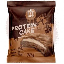 FIT KIT Protein Cake - 70 грамм шоколад-кофе