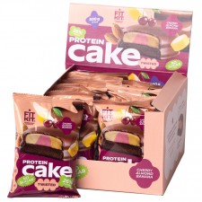 FIT KIT Twisted Protein Cake - 10х50 грамм (вишня-миндаль-банан)
