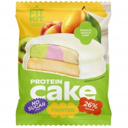 FIT KIT Twisted Protein Cake - 50 грамм манго-персик-киви