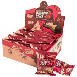 FIT KIT Twisted Protein Cake - 24 шт по 70 г (ром-гранат)