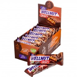 FIT KIT Wellnut Crispy (арахис-карамель) - 15х45 г