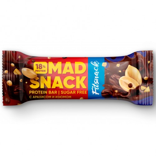 Батончик глазированный FIT SNACK Mad Snack - 45 грамм