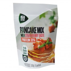 Fit Active Смесь ореховая с клубникой для блинчиков - 300 грамм