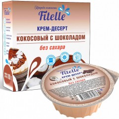 Отзывы Fitelle крем-десерт "Кокосовый с шоколадом" - 100 грамм