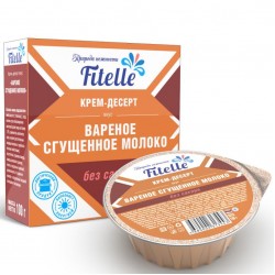 Fitelle крем-десерт "Вареное сгущенное молоко" - 100 грамм