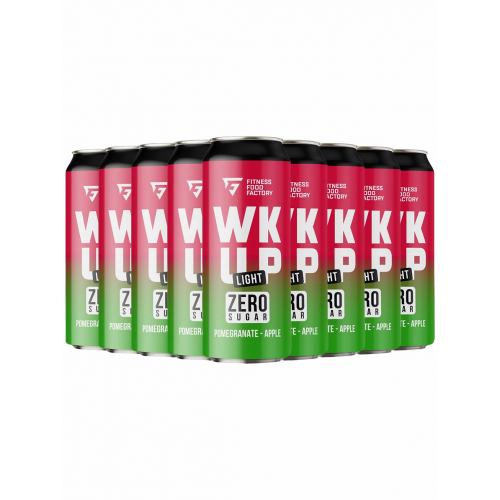 Fitness Food Factory Тонизирующий безалкогольный напиток WK UP Light - 12х450 мл (гранат-яблоко)