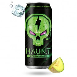 Fitness Food Factory энергетик HAUNT - 12x450 мл (зеленая дыня)