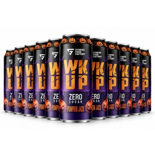 Fitness Food Factory Тонизирующий безалкогольный напиток WK UP - 12х450 мл (тыква джек)