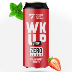 Fitness Food Factory Тонизирующий безалкогольный напиток WK UP Light - 450 мл клубничный мохито