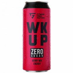 Fitness Food Factory Тонизирующий безалкогольный напиток WK UP - 450 мл ягодный микс