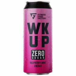Fitness Food Factory Тонизирующий безалкогольный напиток WK UP - 450 мл малина-мята