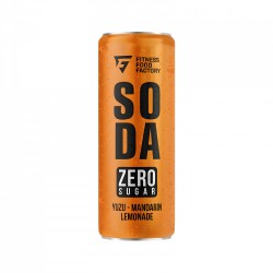 Fitness Food Factory Напиток безалкогольный сильногазированный SODA, 330 мл клубничный крем